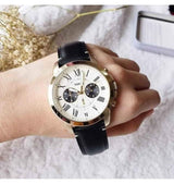 Fossil Grant Chronograph Cream Dial Men's Watch FS5272