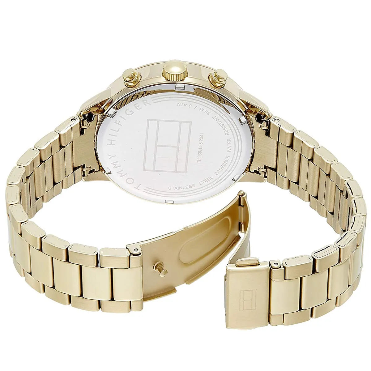Tommy Hilfiger Liam Multifunction Black Dial Gold Men's Watch - 1710362