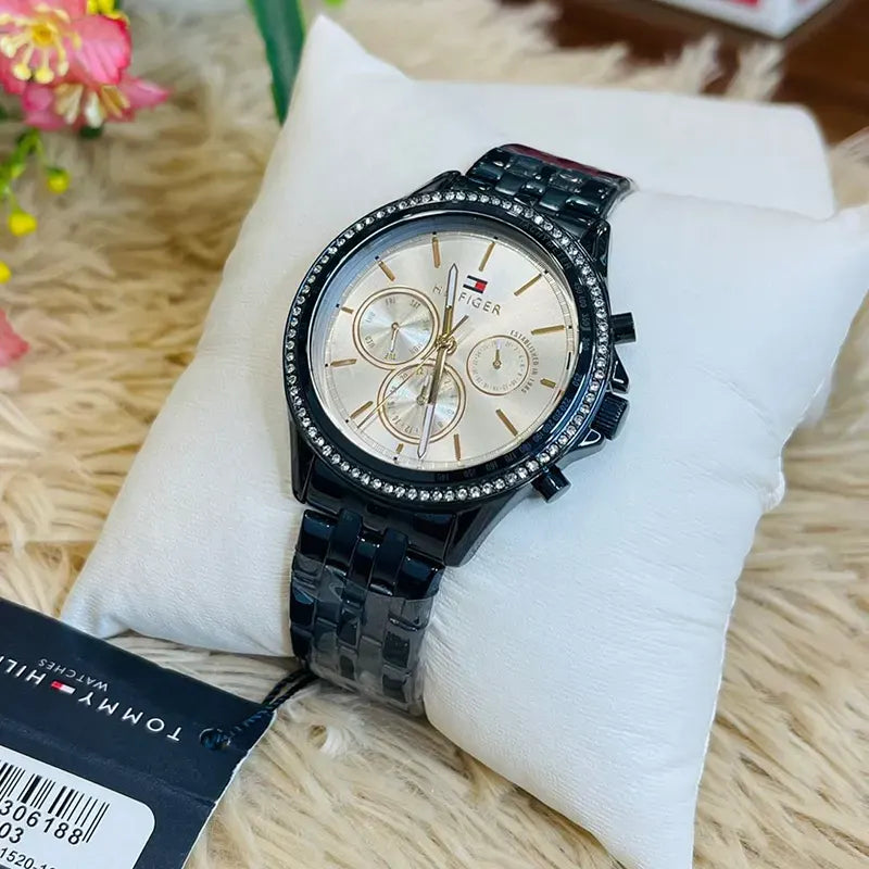 Tommy Hilfiger Ari Silver Dial Blue Women's Watch - 1782003