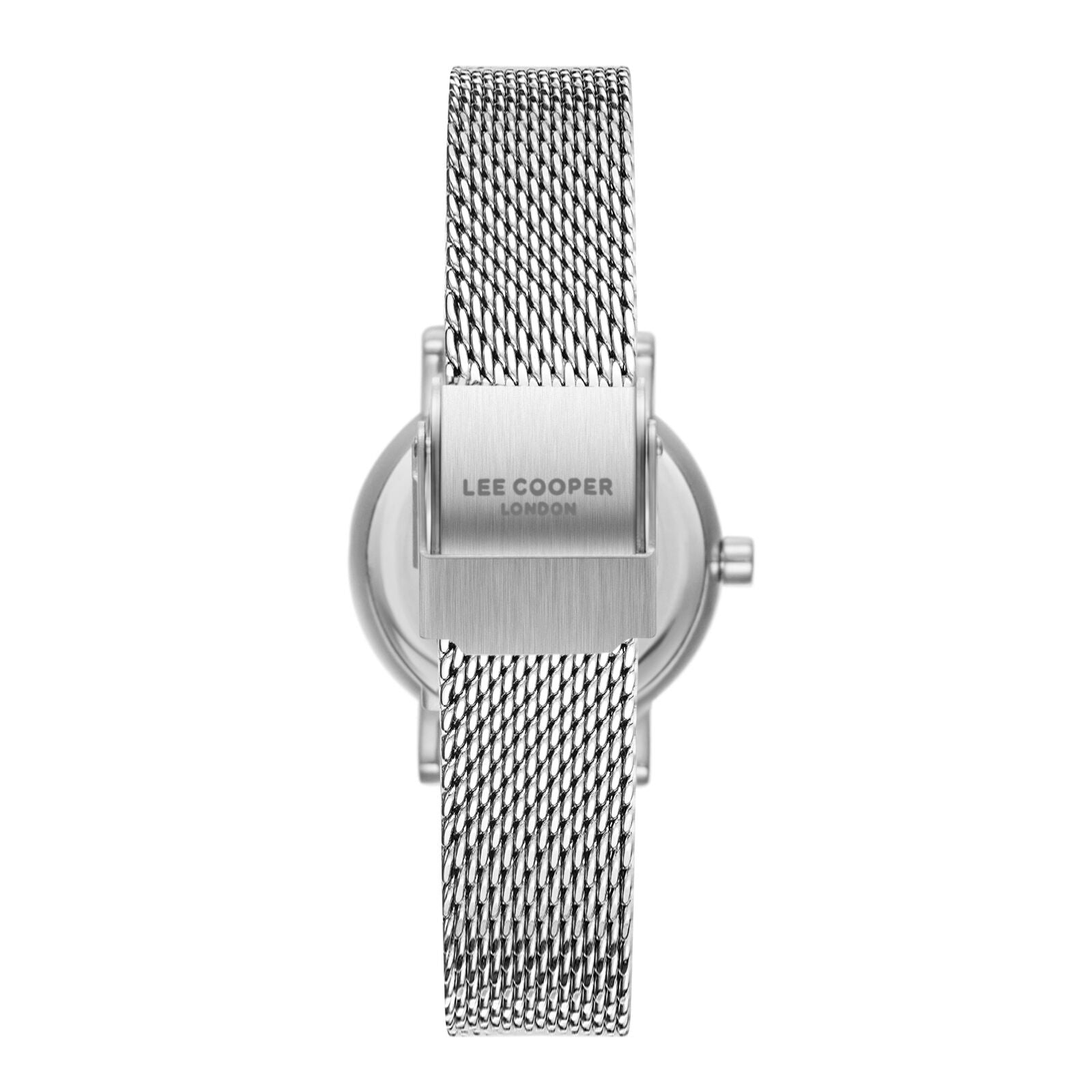 Lee Cooper Louna Silver Dial and Mesh Strap Watch - LC08292.330
