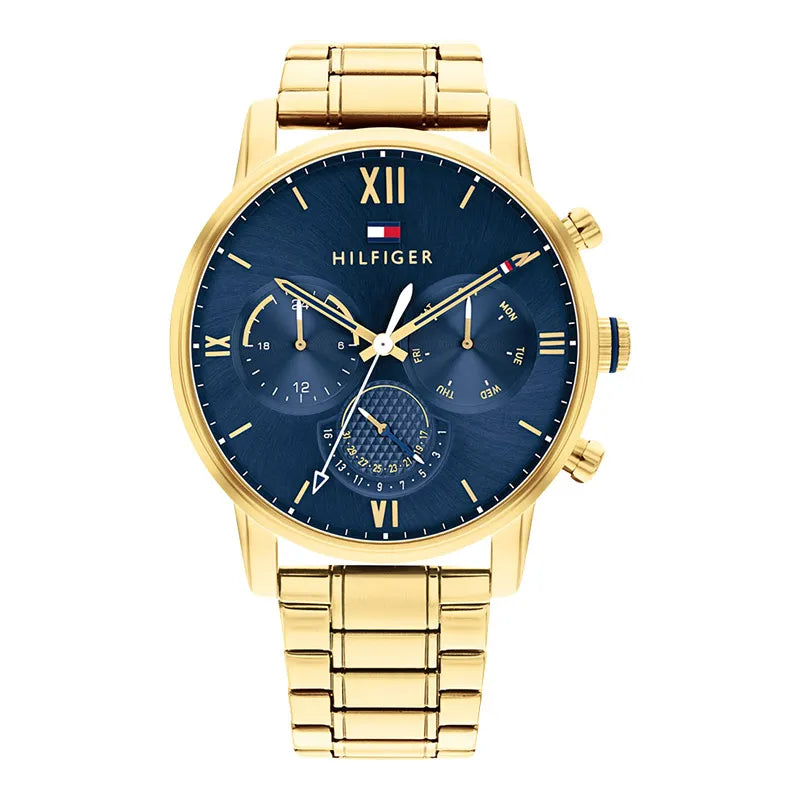 Tommy Hilfiger Sullivan Gold Blue Men's Watch - 1791880