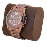 Michael Kors Bradshaw Chronograph Espresso Dial Unisex Watch MK5628 - Watches of Australia #5