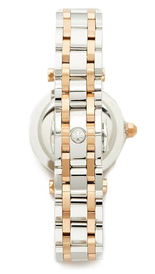 Tory Burch Gold Tone St Steel Ivory Dial Women's Watch TBW9013