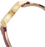 Burberry Women's Red Leather and Check Fabric Women's Watch BU9111 - Watches of Australia #2