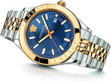 Versace Hellenyium Two-Tone Blue Dial Men's Watch VEVK00520 - Watches of Australia #2