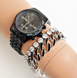 Michael Kors Chronograph Black Women's Watch MK5709 - Watches of Australia #4