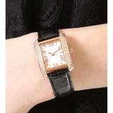 Michael Kors Rose Quartz Black Leather Ladies Watch MK2336 - Watches of Australia #2