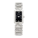 Burberry Signature Quartz Black Dial Silver Steel Strap Watch for Women - BU4210