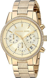 Michael Kors Ritz Chronograph Gold Tone Women's Watch  MK6597 - Watches of Australia