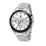 Maserati Traguardo Silver Chronograph Men's Watch  R8873612049 - Watches of Australia