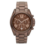 Michael Kors Bradshaw Chronograph Espresso Dial Unisex Watch  MK5628 - Watches of Australia