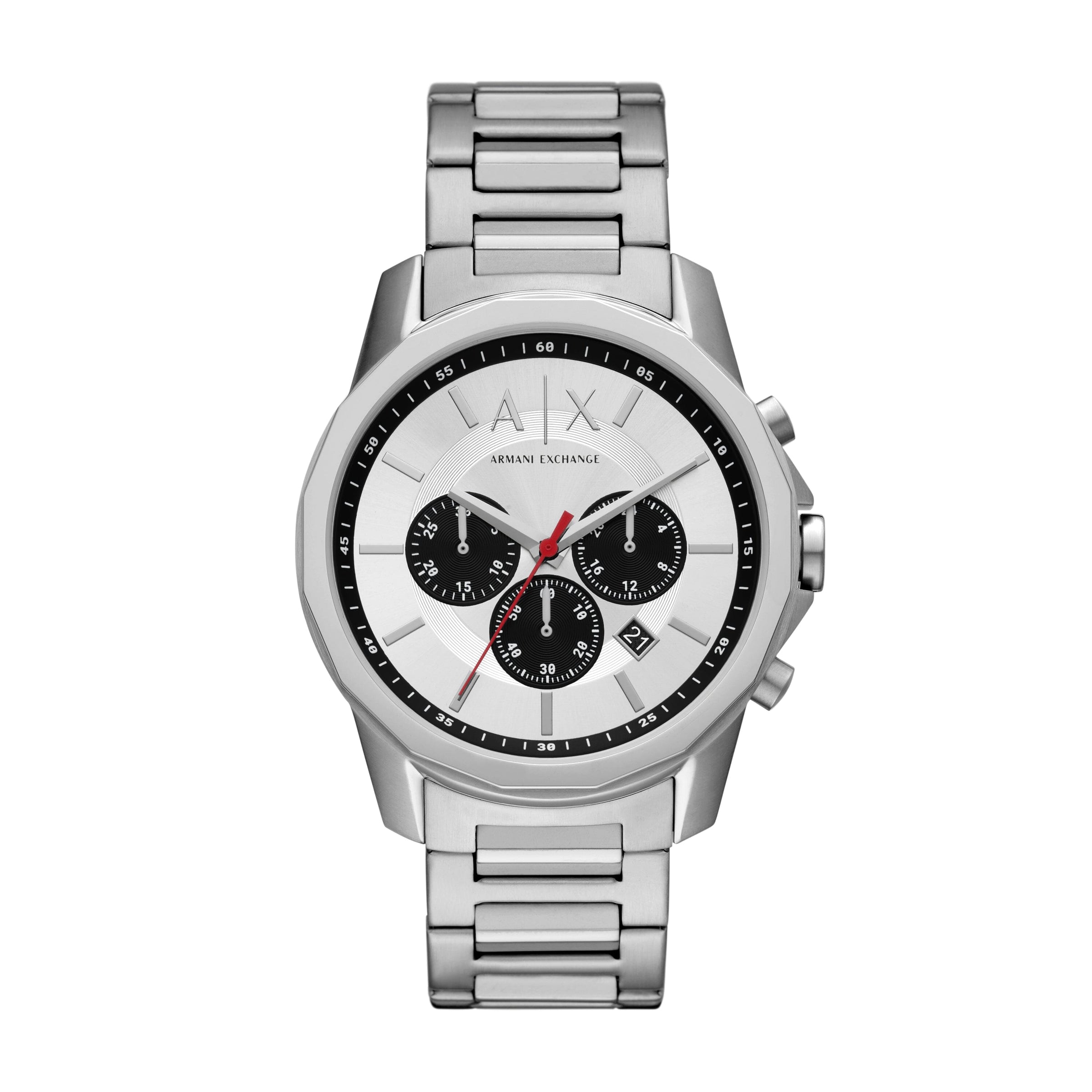 Armani Exchange Banks Chronograph Silver Men's Watch - AX1742