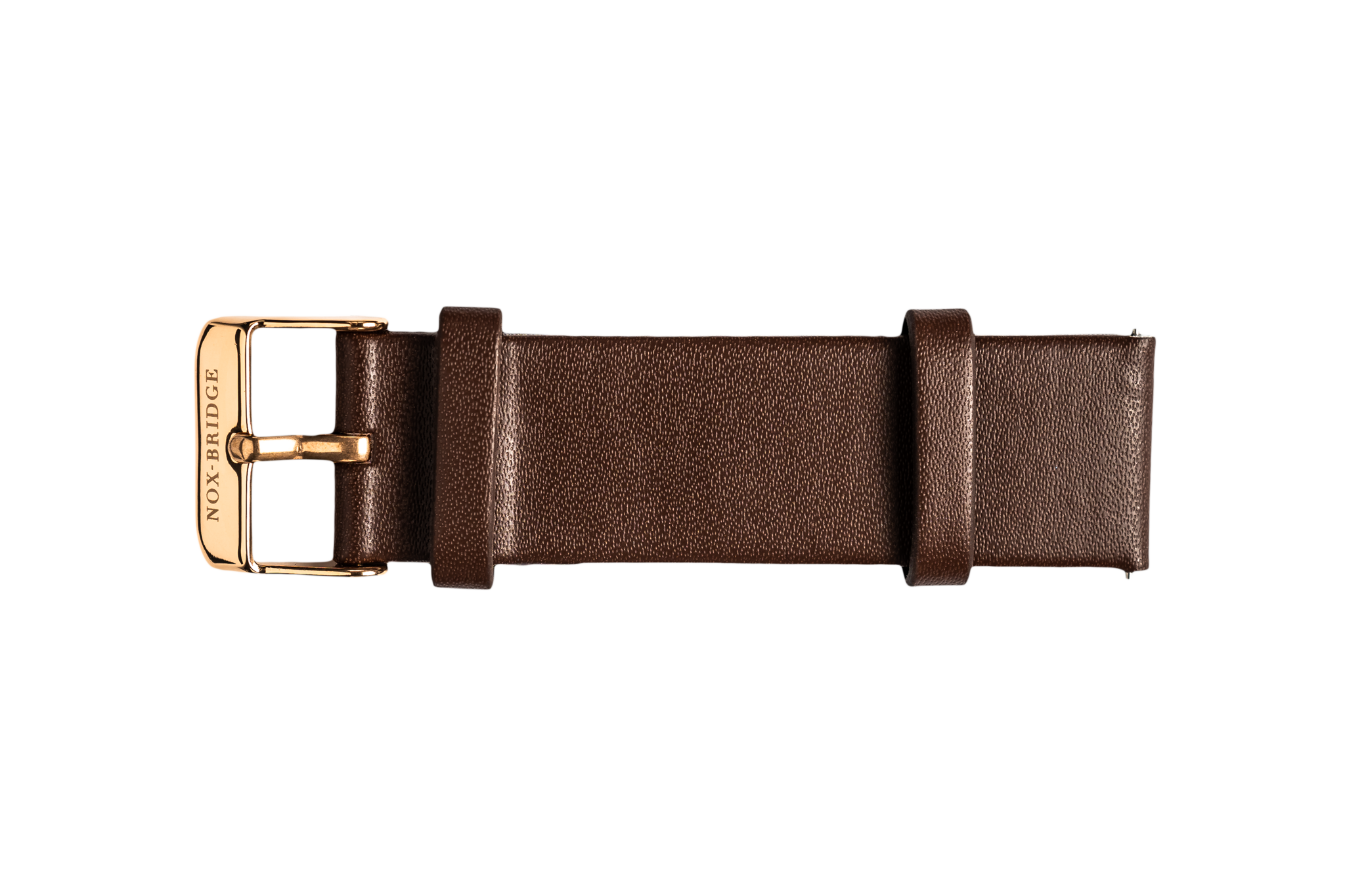 Noxbridge Izar Dark Brown Waterproof Vegan Leather 20mm Strap