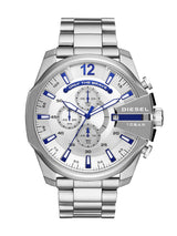 Diesel Mega Chief Chrono Silver Men's Watch DZ4477 - Watches of Australia