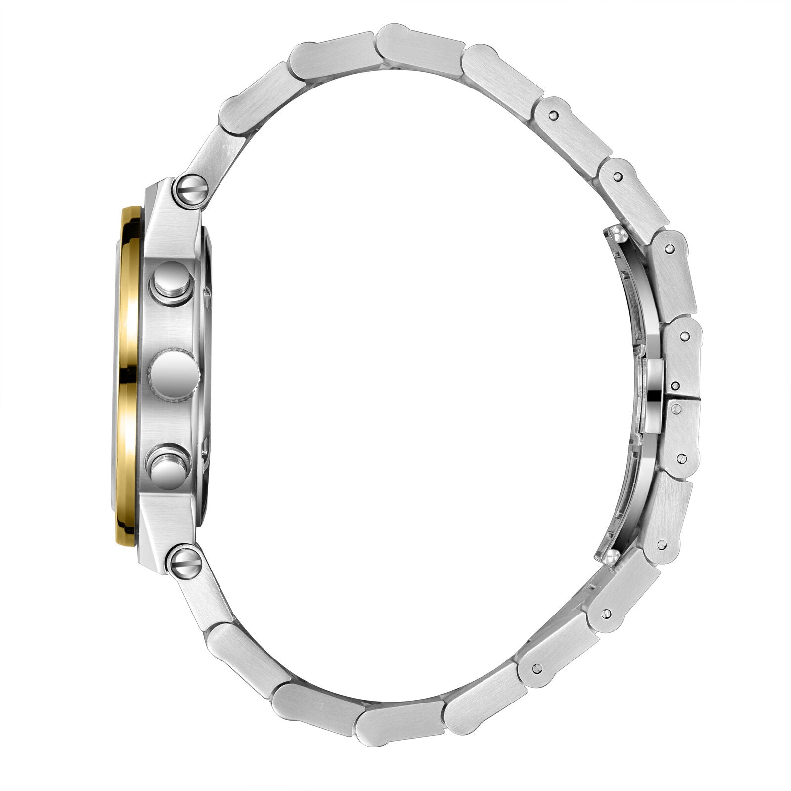 Beverly Hills Polo Club Dual Time Green Dial Two-Tone Watch BP3871X.270