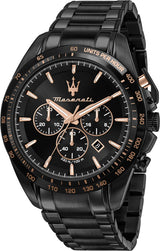 Maserati Traguardo Chronograph Black  Men's Watch  R8873612048 - Watches of Australia