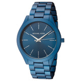 Michael Kors Slim Runway Navy Blue Unisex Watch  MK4503 - Watches of Australia