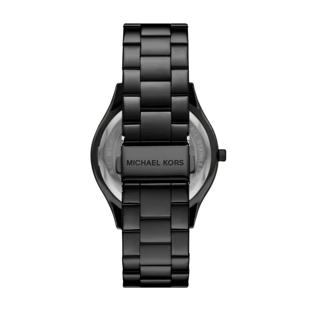 Michael Kors Oversized Slim Runway Black-Tone Watch MK4734