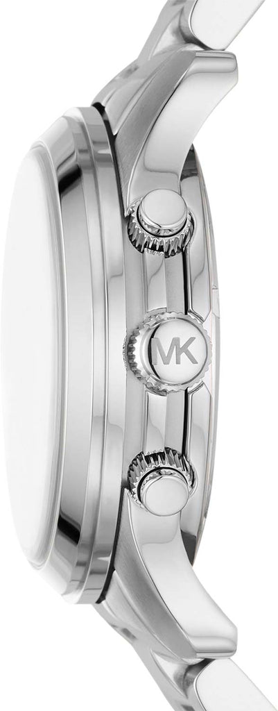 Michael Kors Iconic Runway Chronograph Silver Women's Watch - MK7325