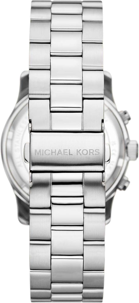 Michael Kors Iconic Runway Chronograph Silver Women's Watch - MK7325
