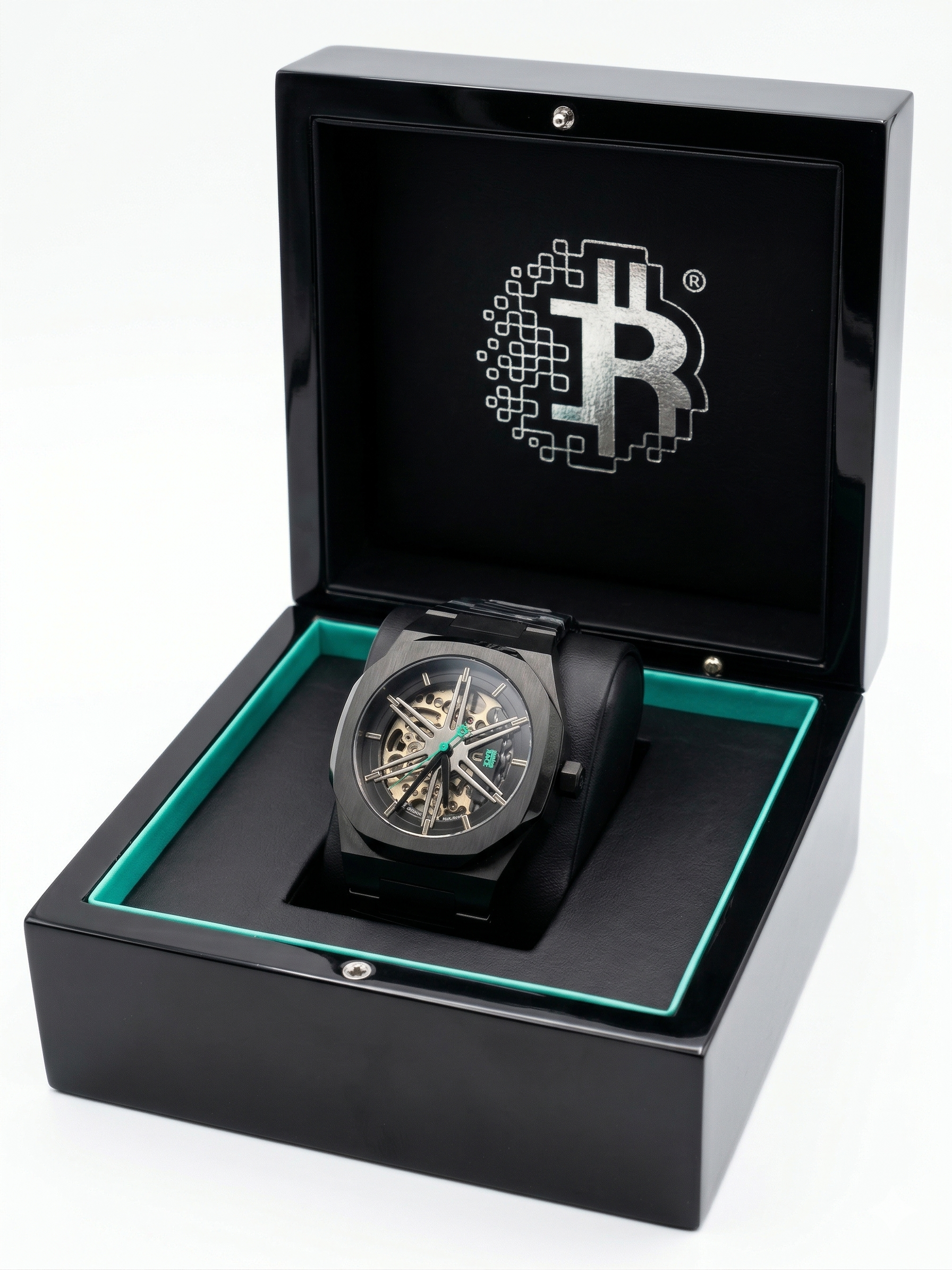 Mining Race Coin Vigilante Black RACERS Automatic Watch