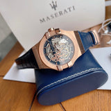 Maserati Watch Automatic Skeleton Rose-Gold Men's Watch R8821108022 - Watches of Australia #5