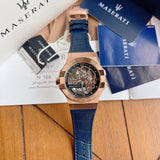 Maserati Watch Automatic Skeleton Rose-Gold Men's Watch R8821108022 - Watches of Australia #6