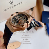 Maserati Watch Automatic Skeleton Rose-Gold Men's Watch R8821108022 - Watches of Australia #7