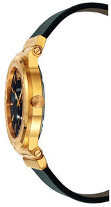 Versace Greca Black Leather Men's Watch VEVI00220 - Watches of Australia #2