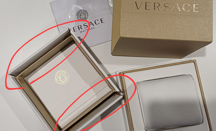 Versace V-Eternal Two-Tone Watch VEPO00620 (Defect)