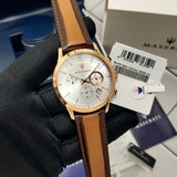 Maserati Ricordo Chronograph Silver Dial Men's Watch R8871633002