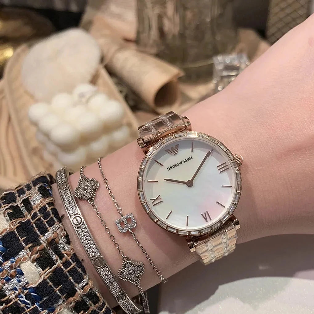 Emporio Armani Gianni T-Bar Quartz Women's Watch - AR11294