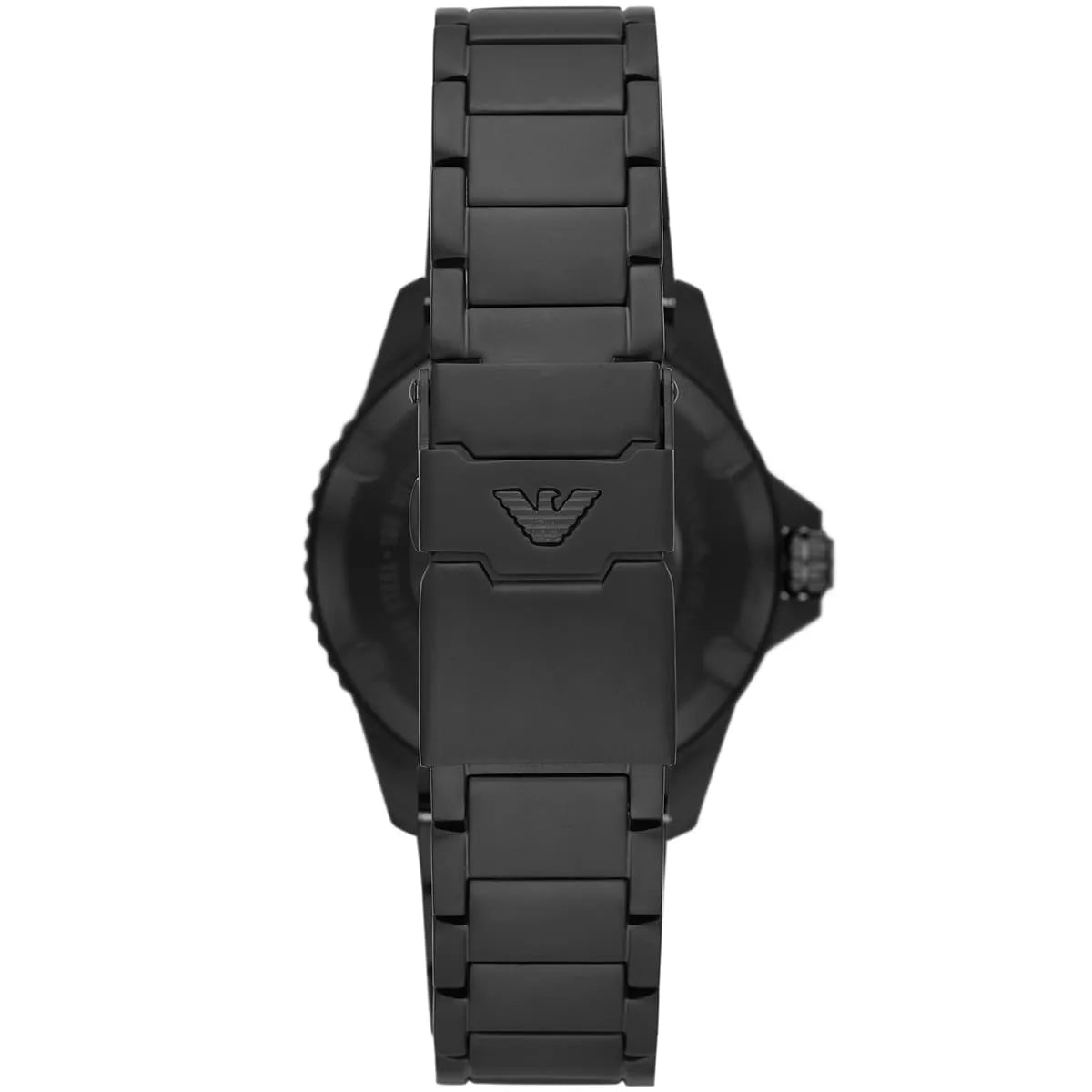 Watch Diver Diver Grey Sunray date window Dial Black PVD Men's Watch - AR11398