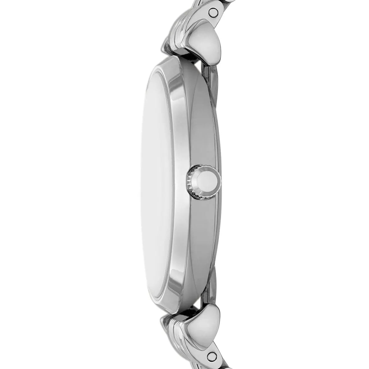 Emporio Armani Gianni T-Bar Sunray Silver Crystal Silver Women's Watch - AR11445