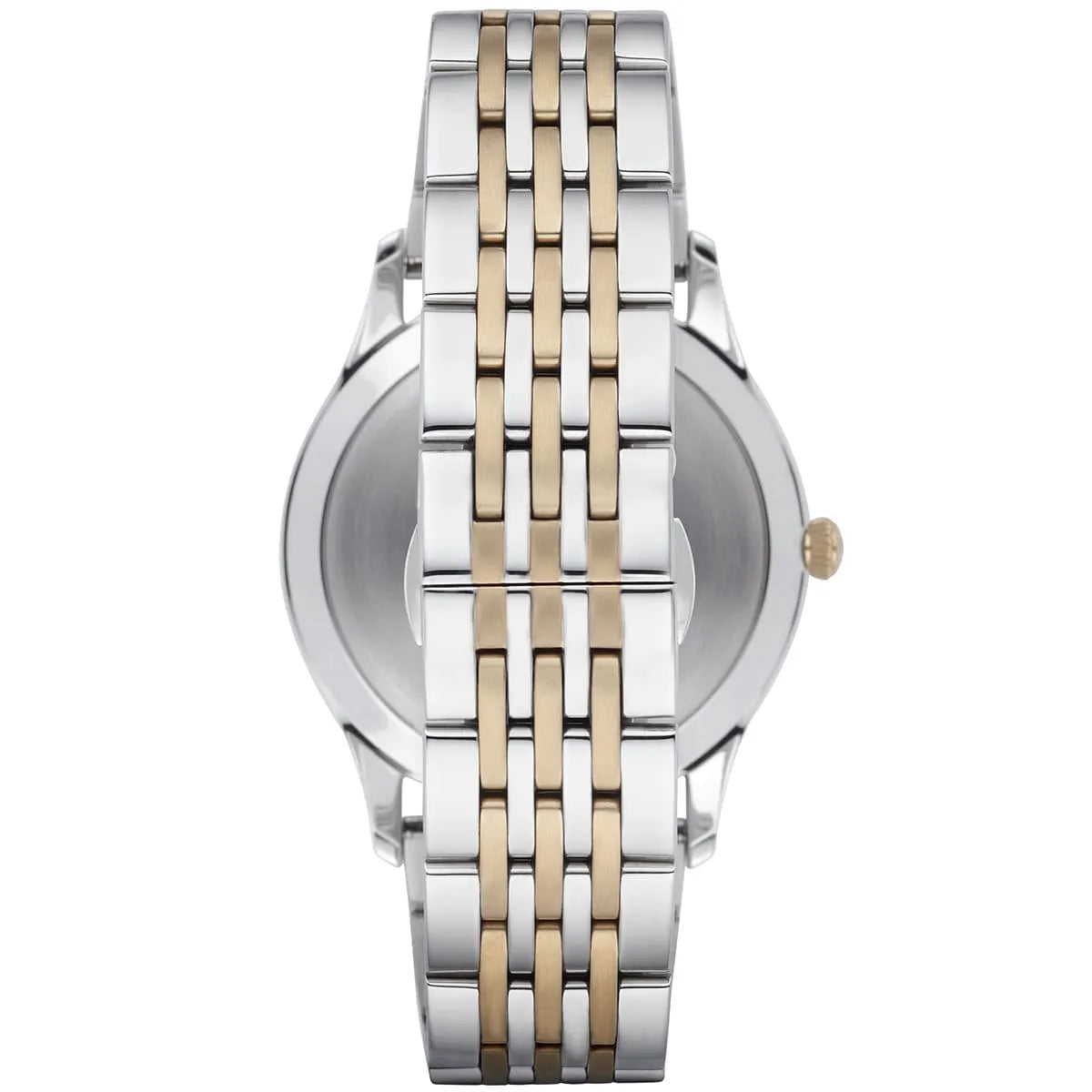 Emporio Armani Beta Large Sunray Blue Dial Two-tone Men's Watch - AR1868