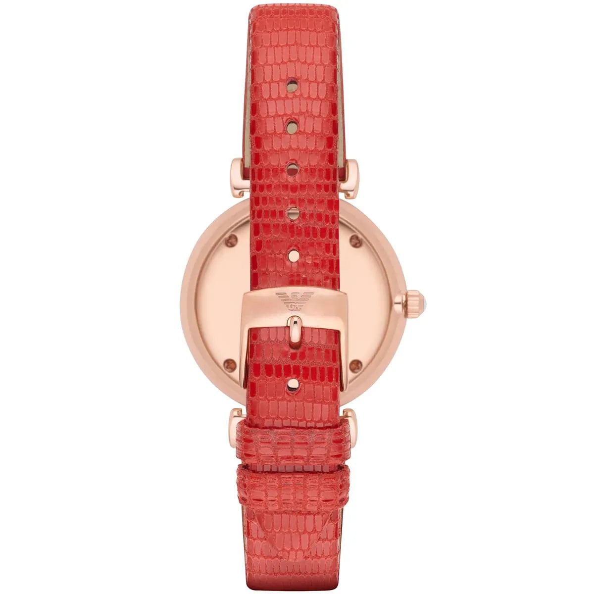 Emporio Armani Gianni T-Bar Rose Gold Women's Watch - AR1876