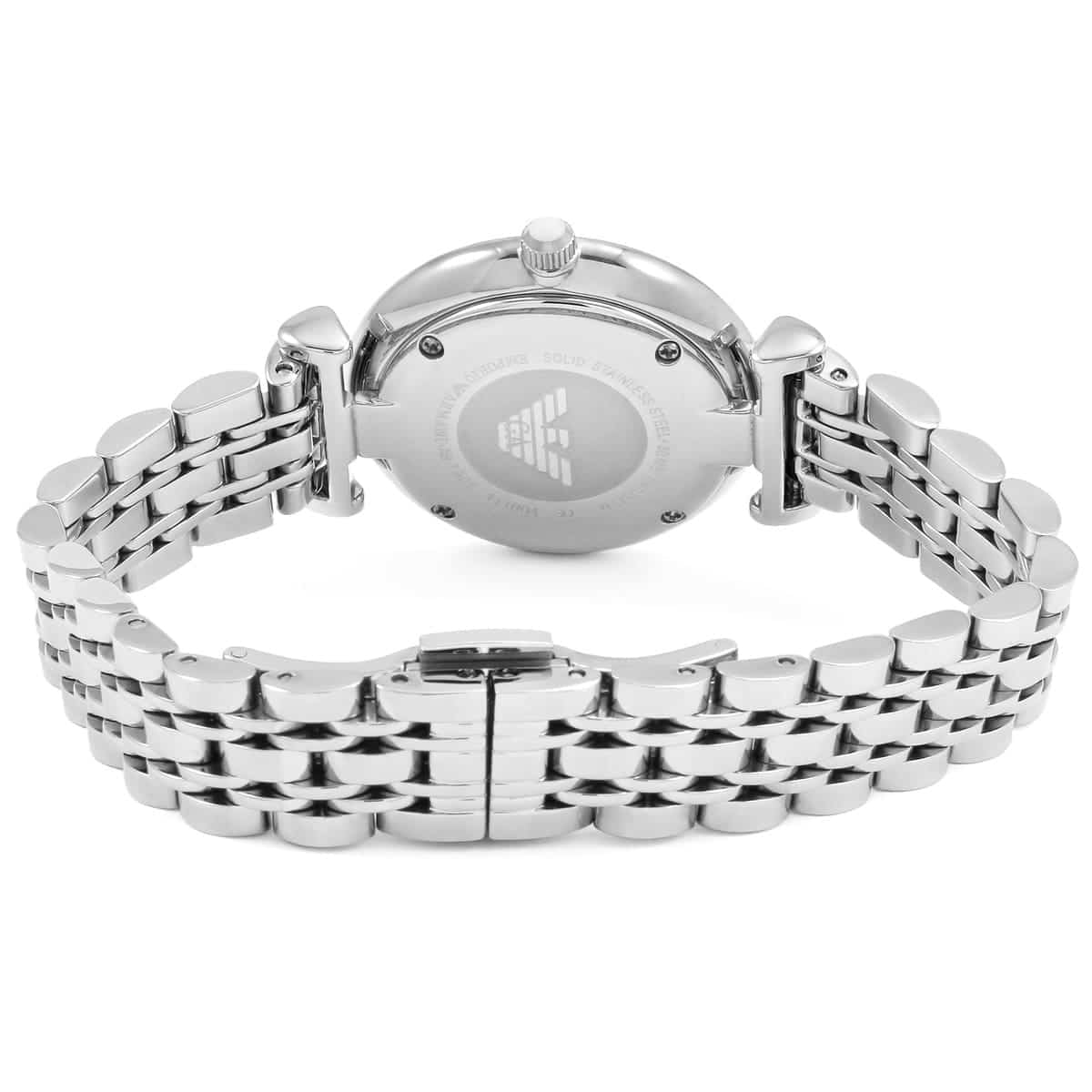 Emporio Armani Gianni T-Bar Silver Women's Watch - AR1908