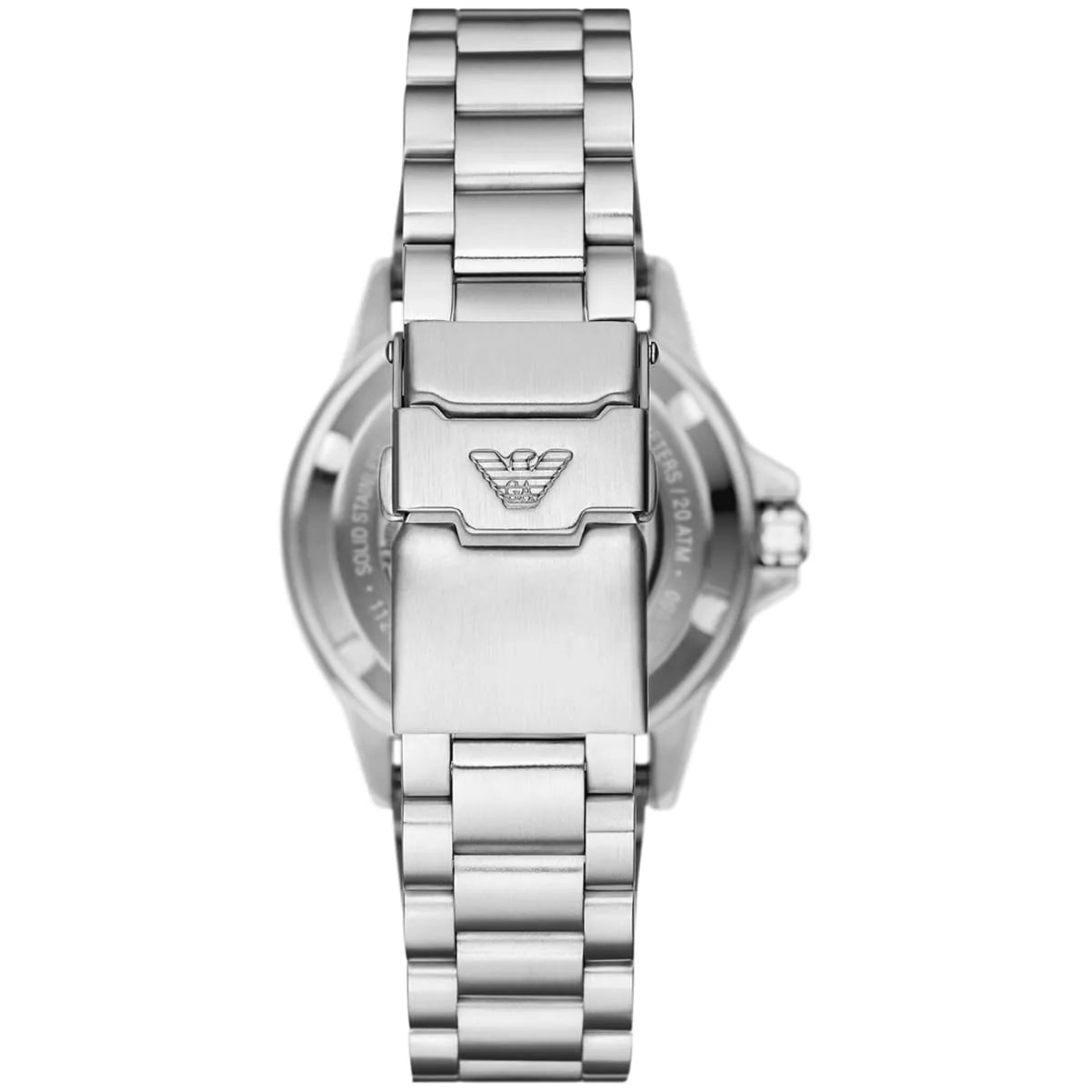 Emporio Armani Sea Explorer Automatic Green Dial Silver Men's Watch - AR60080