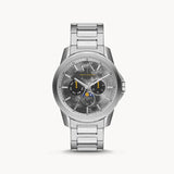 Armani Exchange Moonphase Multifunction Silver Watch - AX1736
