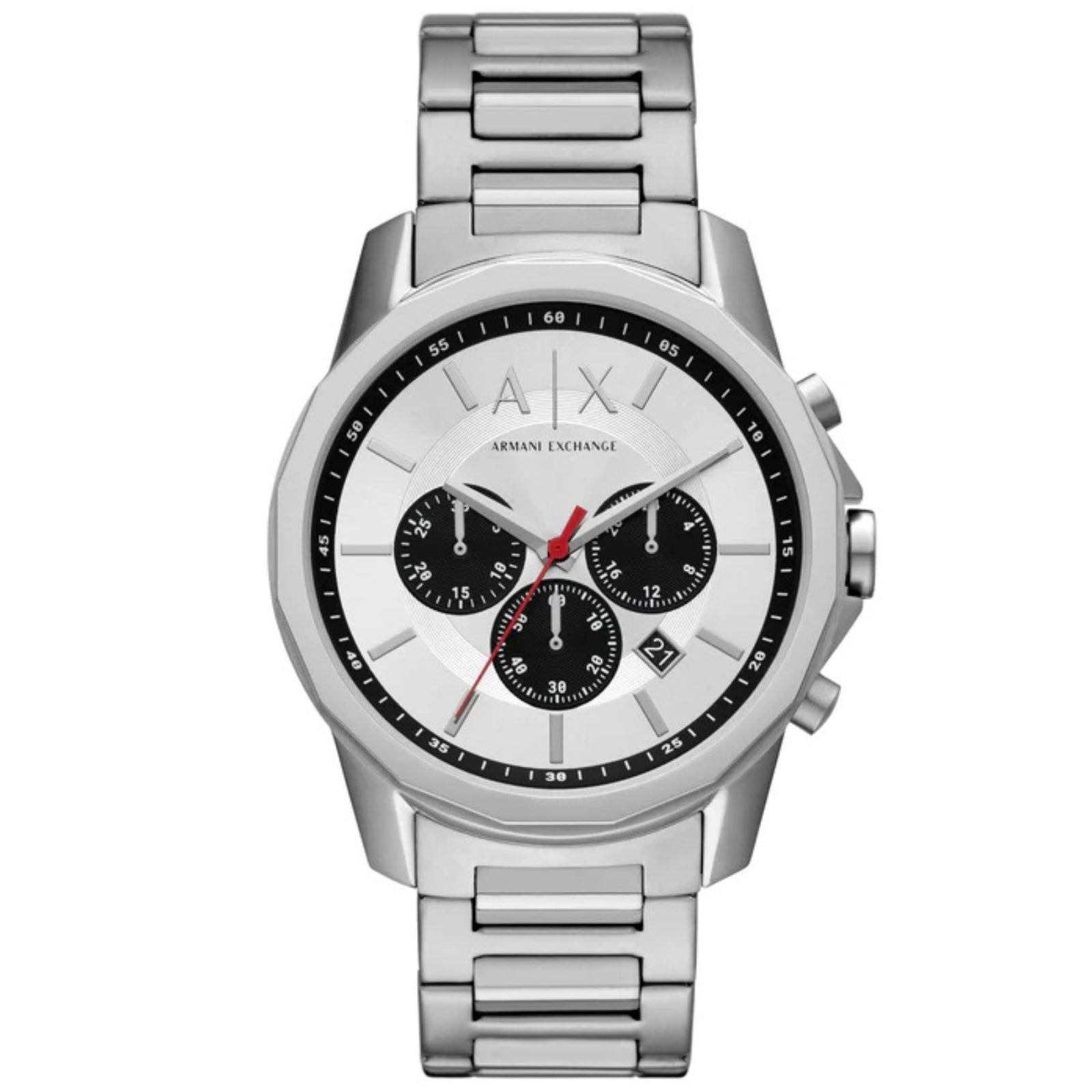 Armani Exchange Banks Chronograph Silver Men's Watch - AX1742
