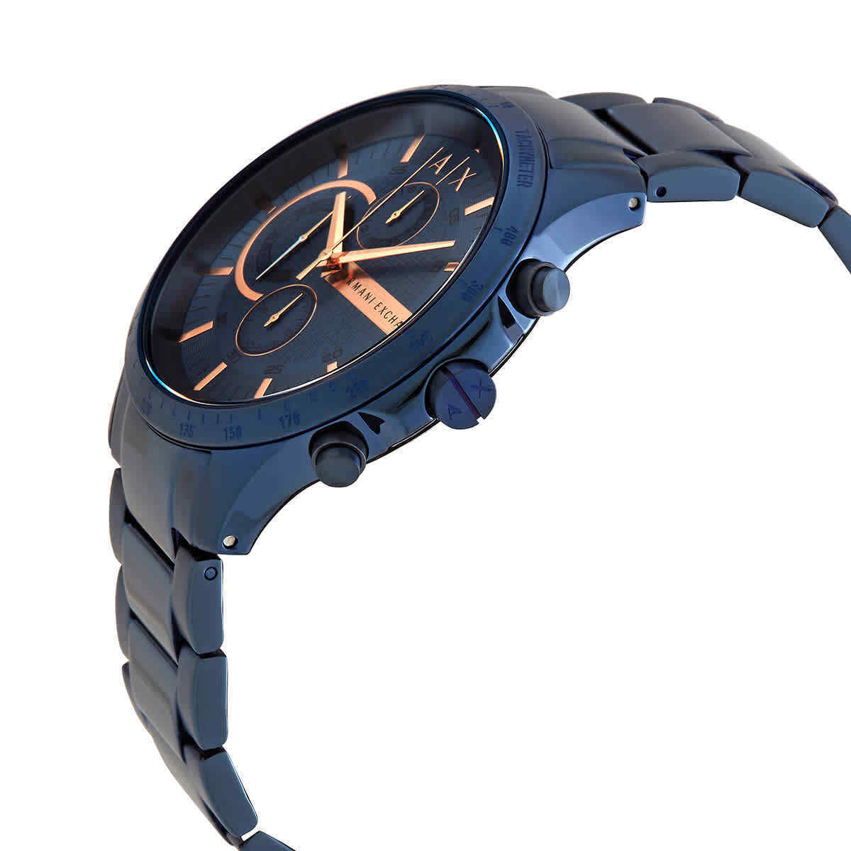 Armani Exchange Hampton Chronograph Quartz Blue Dial Menβs Watch AX2430 - Watch
