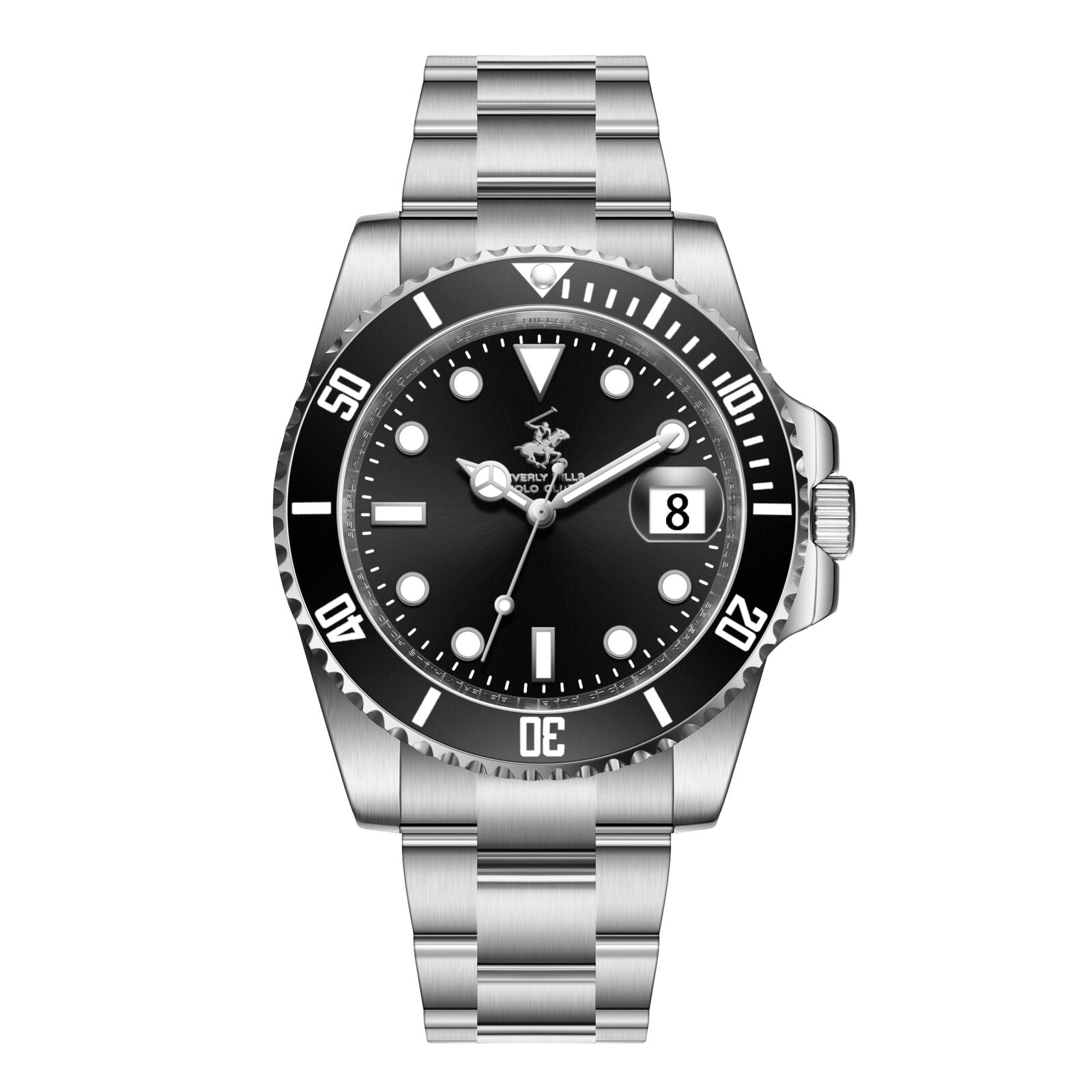 Beverly Hills Polo Club Metallic Titanium Men's Watch - BP3791X.350 BP3791X.350 - Image 1