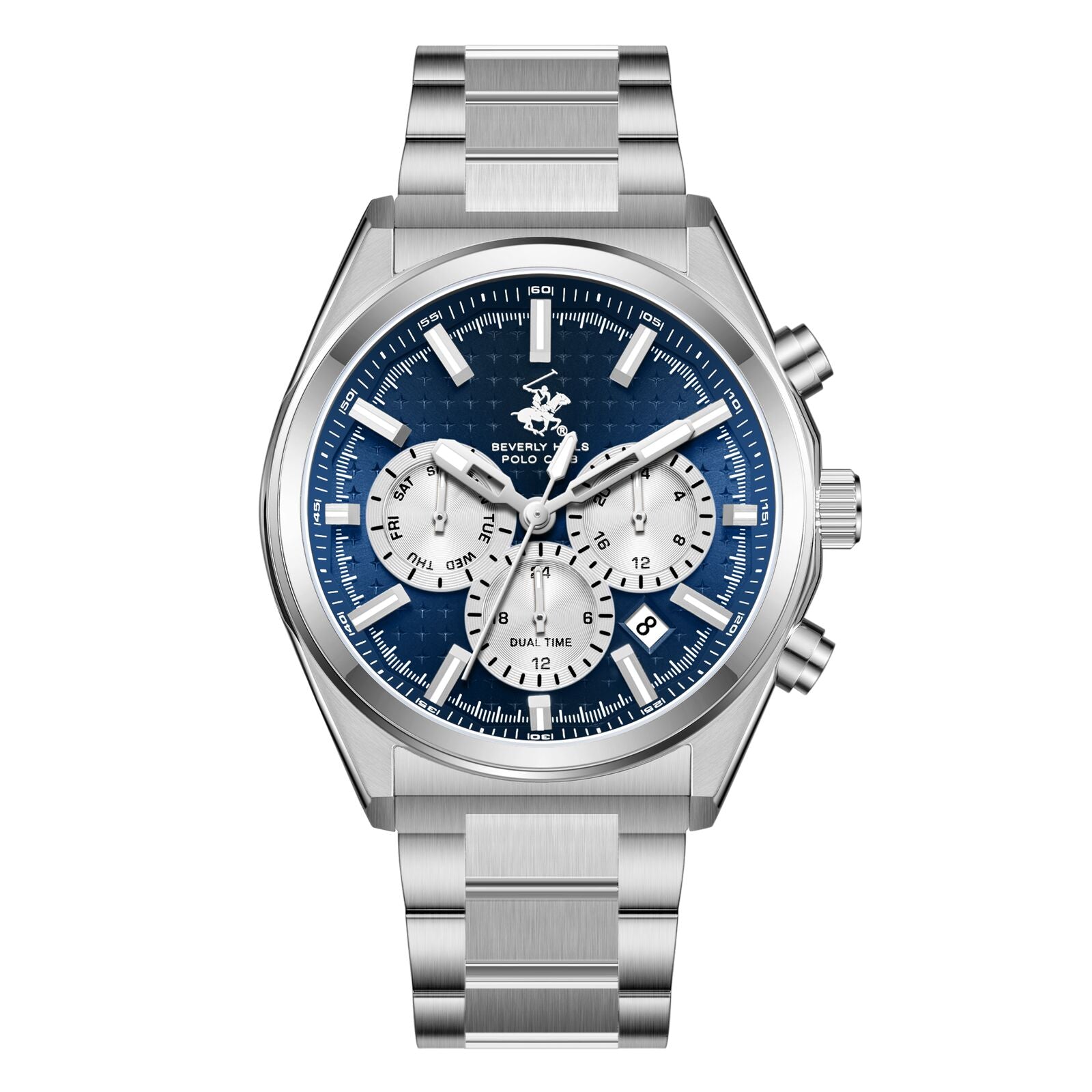 Beverly Hills Polo Club Silver Men's Watch - BP3831X.390 BP3831X.390 - Image 1