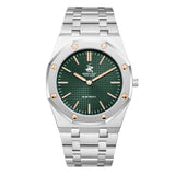 Beverly Hills Polo Club Sim Tech 5 Green Dial Silver Watch - BP3825X.370