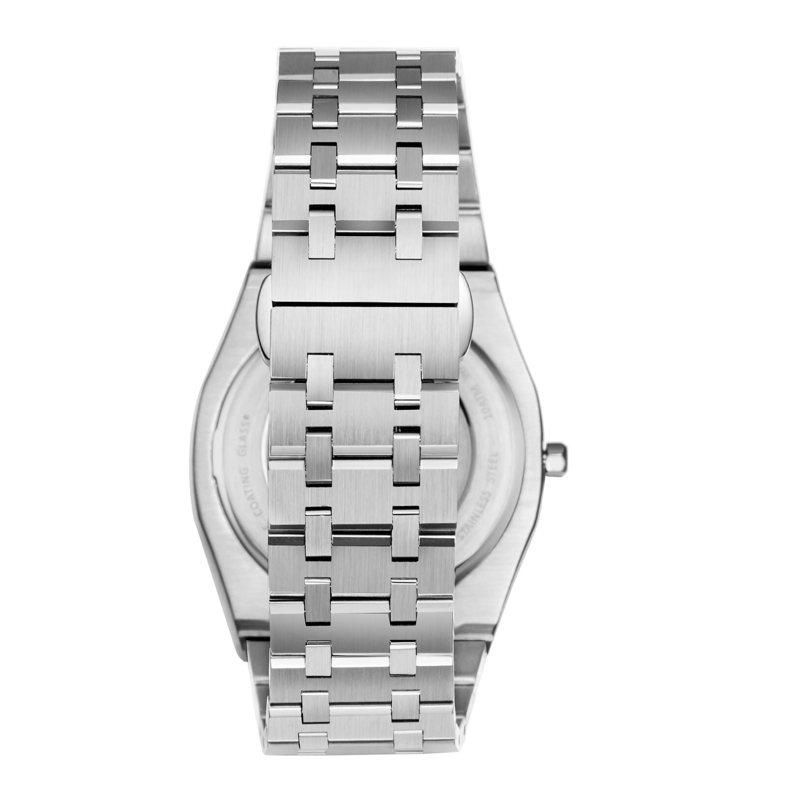 Beverly Hills Polo Club Slim Tech 5 Black Dial Silver Watch - BP3825X.350