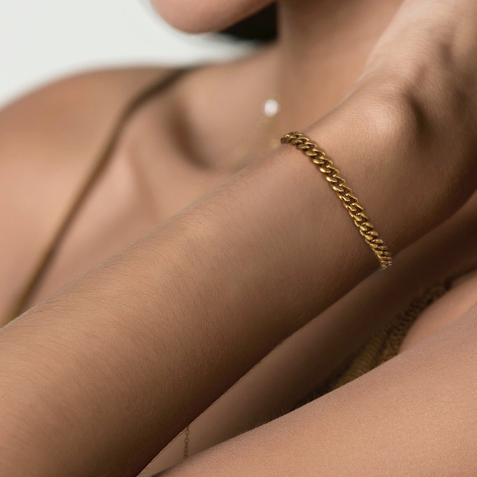 Big Daddy 5mm Cuban Link Gold Bracelet - Bracelet