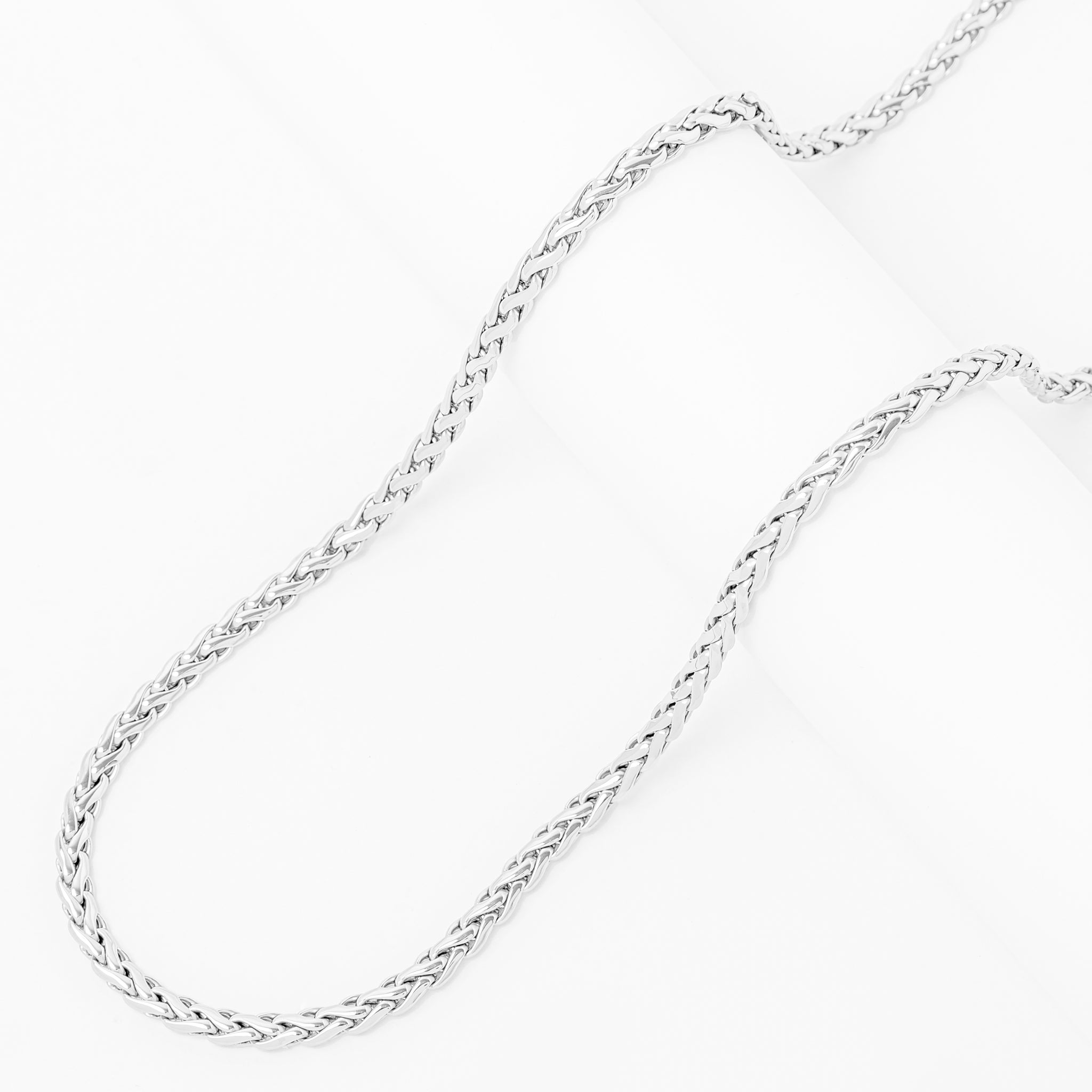 Big Daddy 5MM Silver Steel Spiga Rope Chain - Chain