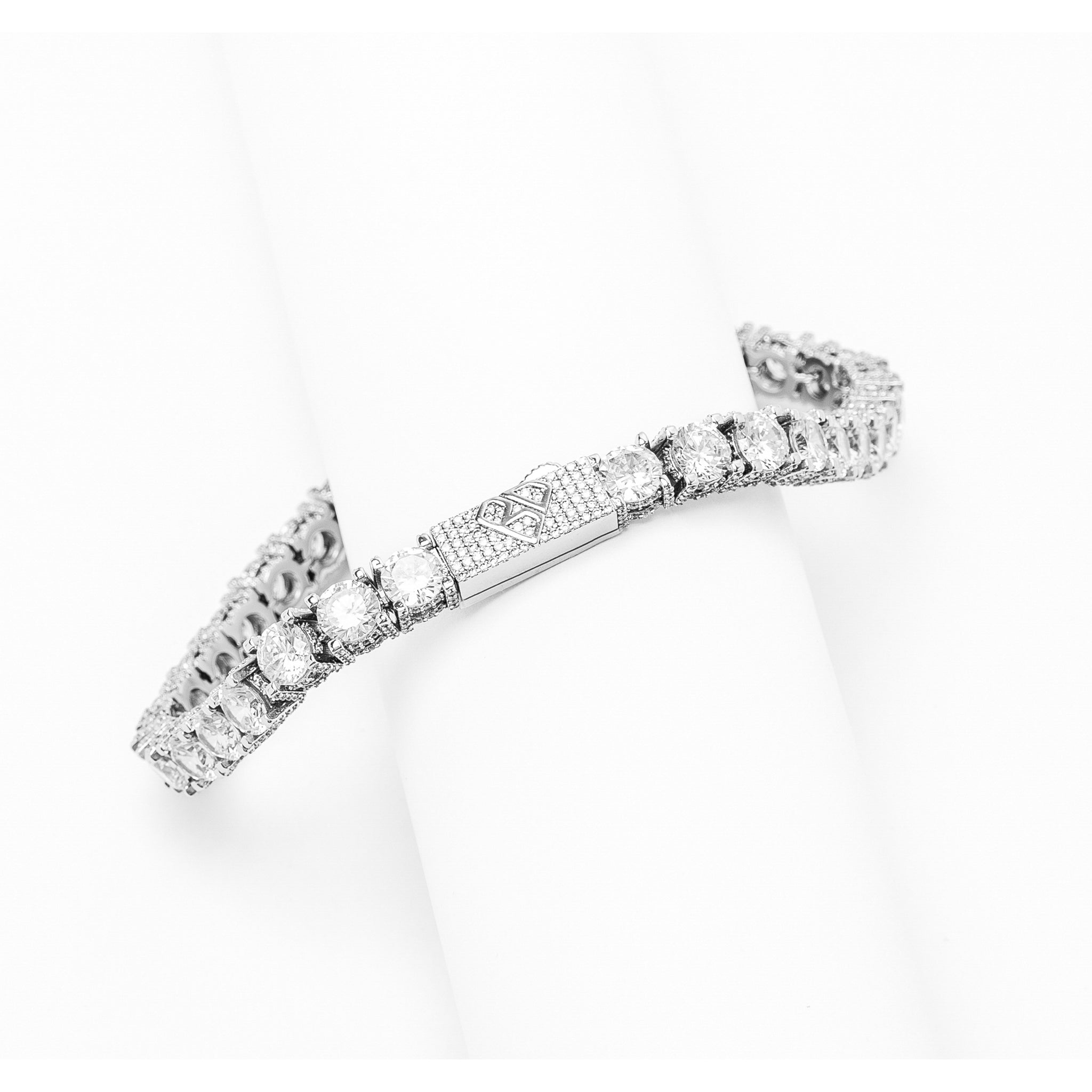 Big Daddy 6MM Diamond Silver Tennis Iced Out Bracelet