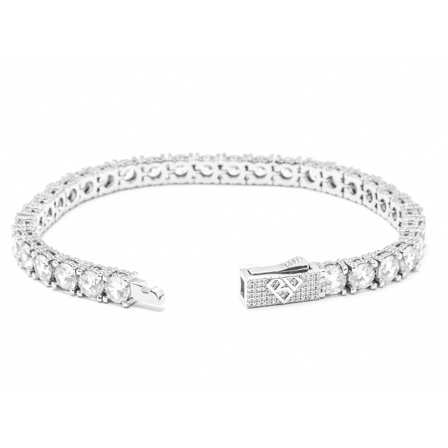 Big Daddy 6MM Diamond Silver Tennis Iced Out Bracelet