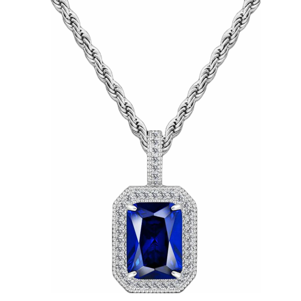 Big Daddy Blue Sapphire Pendant - Pendant